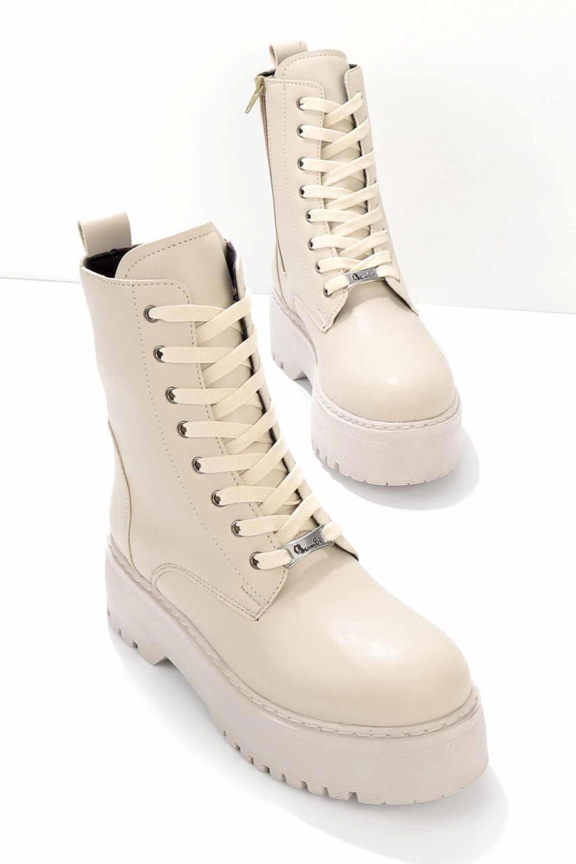 Bambi Bej  Kadın Bot & Bootie K02769018509
