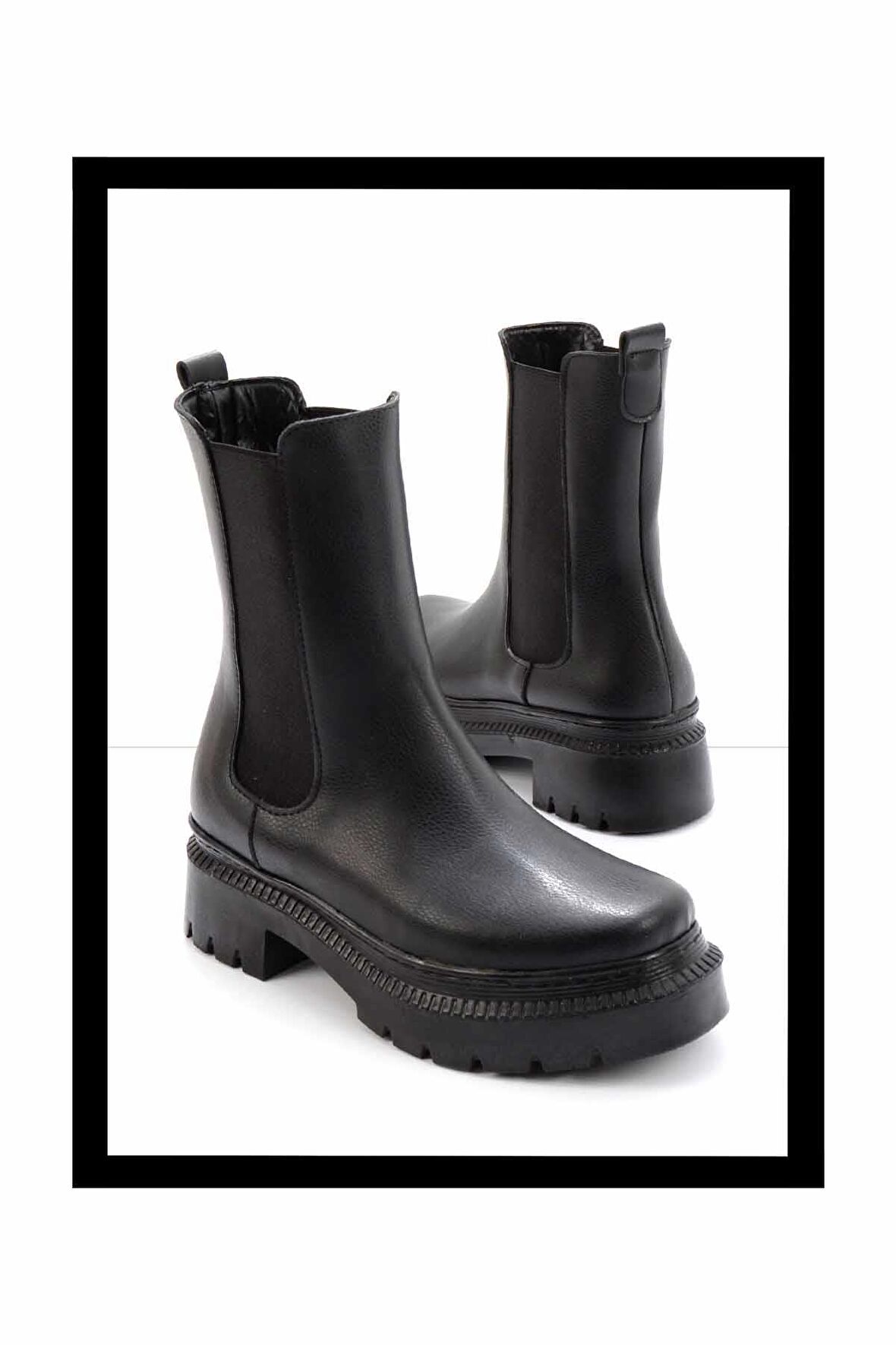 Siyah  Kadın Bot & Bootie K02792070209