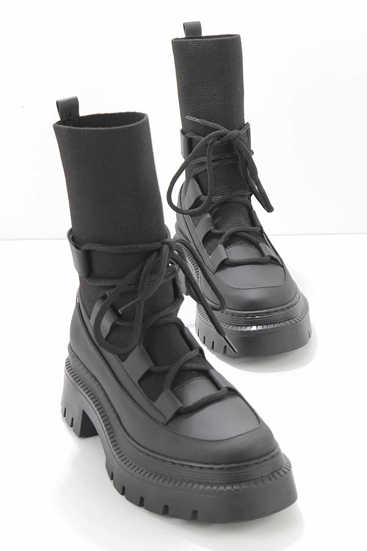 Bambi Mat Siyah  Kadın Bot & Bootie K02813500209
