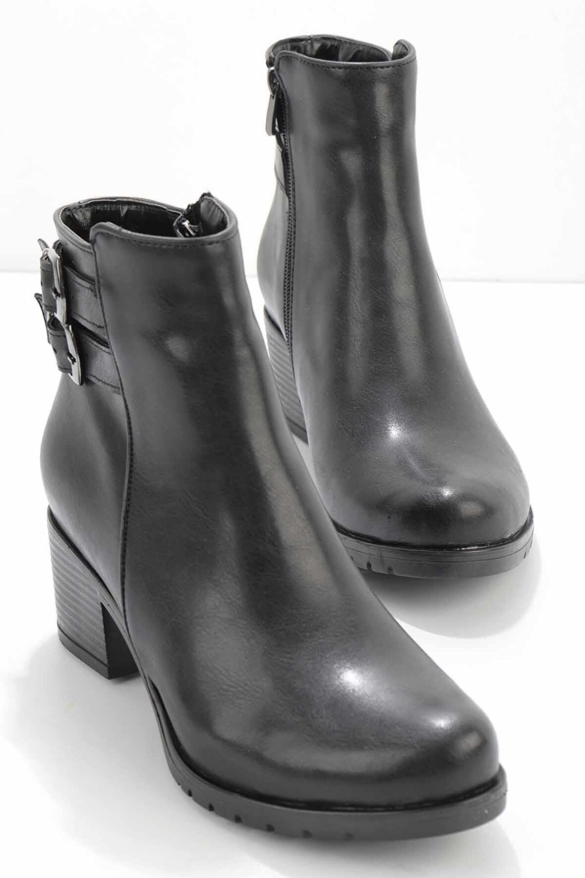 Bambi Siyah  Kadın Bot & Bootie K02823112109