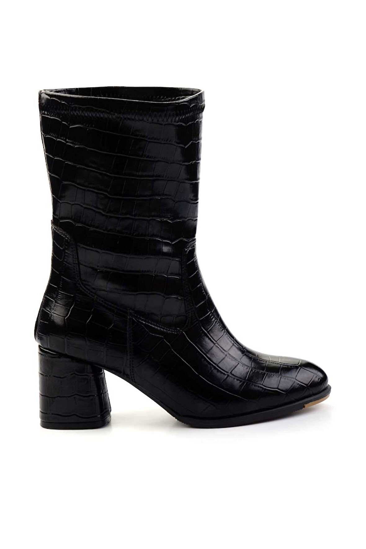 Siyah Kroko  Kadın Bot & Bootie K02824707011