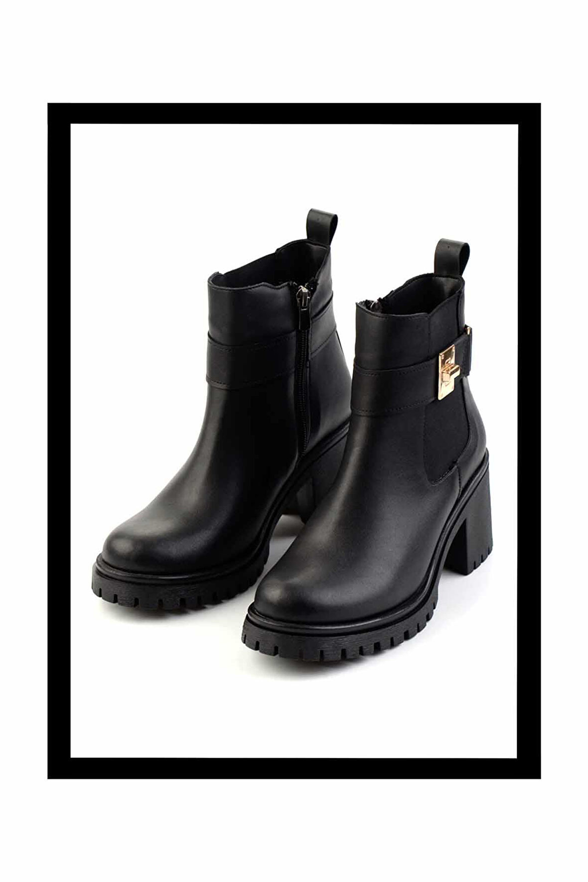 Siyah Altın  Kadın Bot & Bootie K02824705009