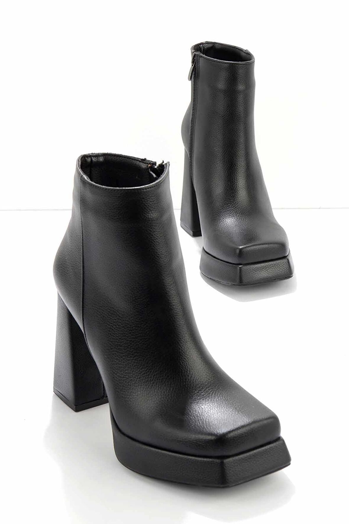 Bambi Siyah  Kadın Bot & Bootie K02840080509