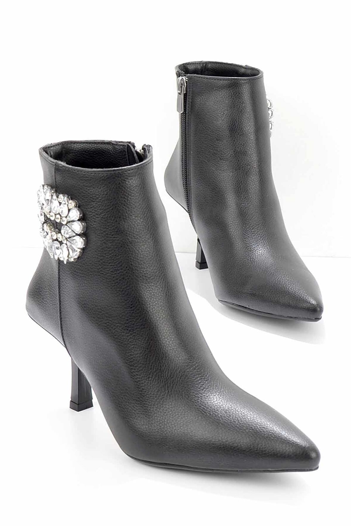 Bambi Siyah  Kadın Bot & Bootie K02840175009