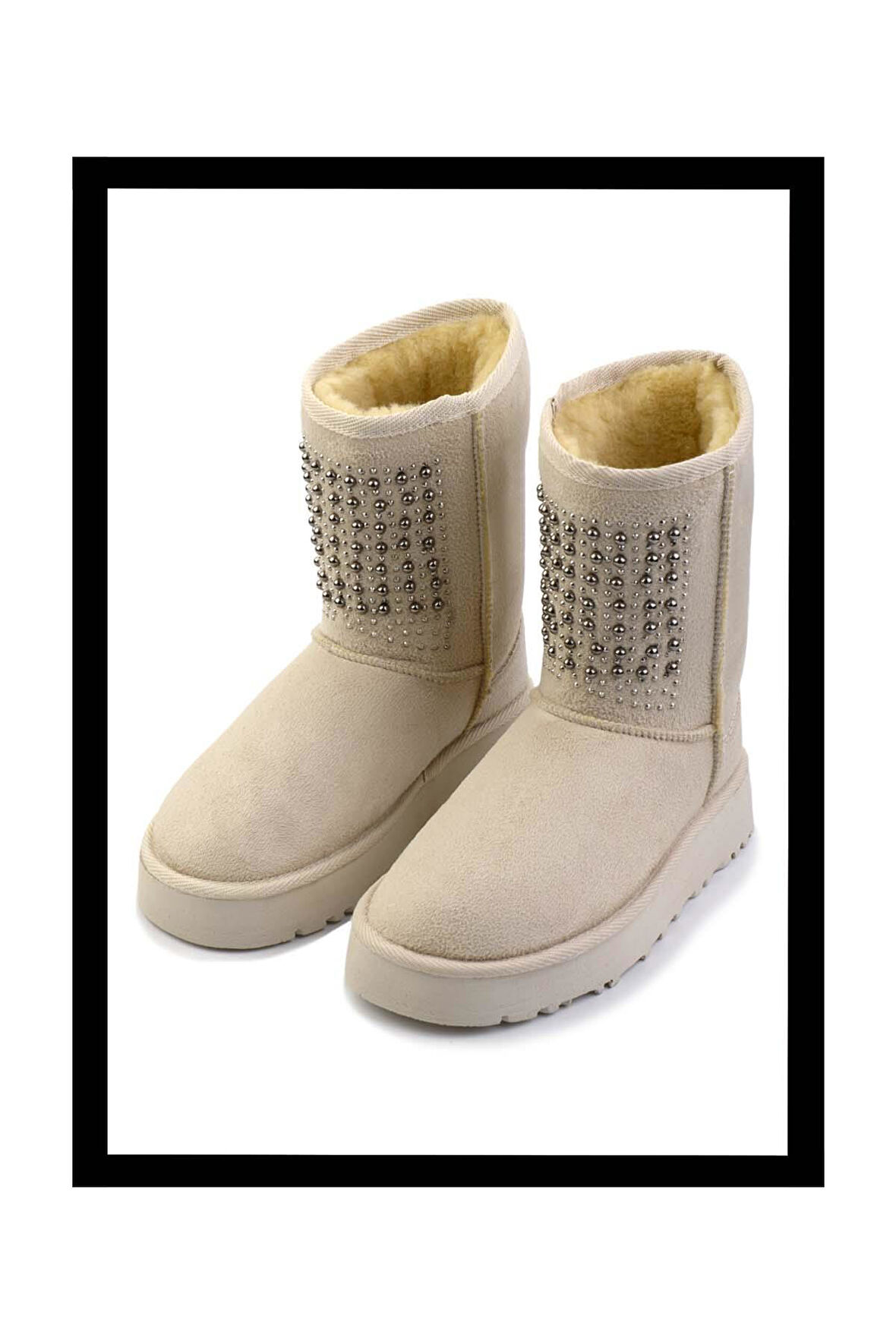 Bej Süet  Kadın Bot & Bootie K02855115402