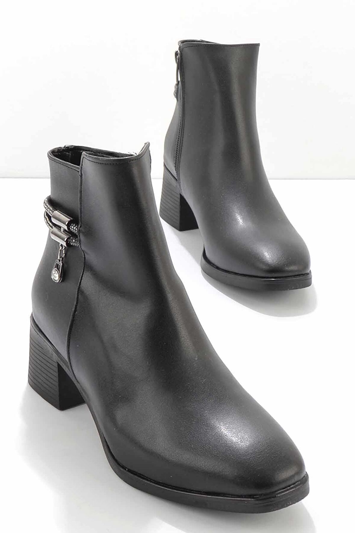 Bambi Siyah  Kadın Bot & Bootie K02994060209