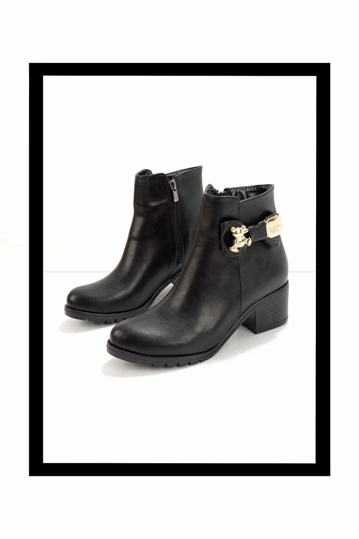 Siyah  Kadın Bot & Bootie K02994060909