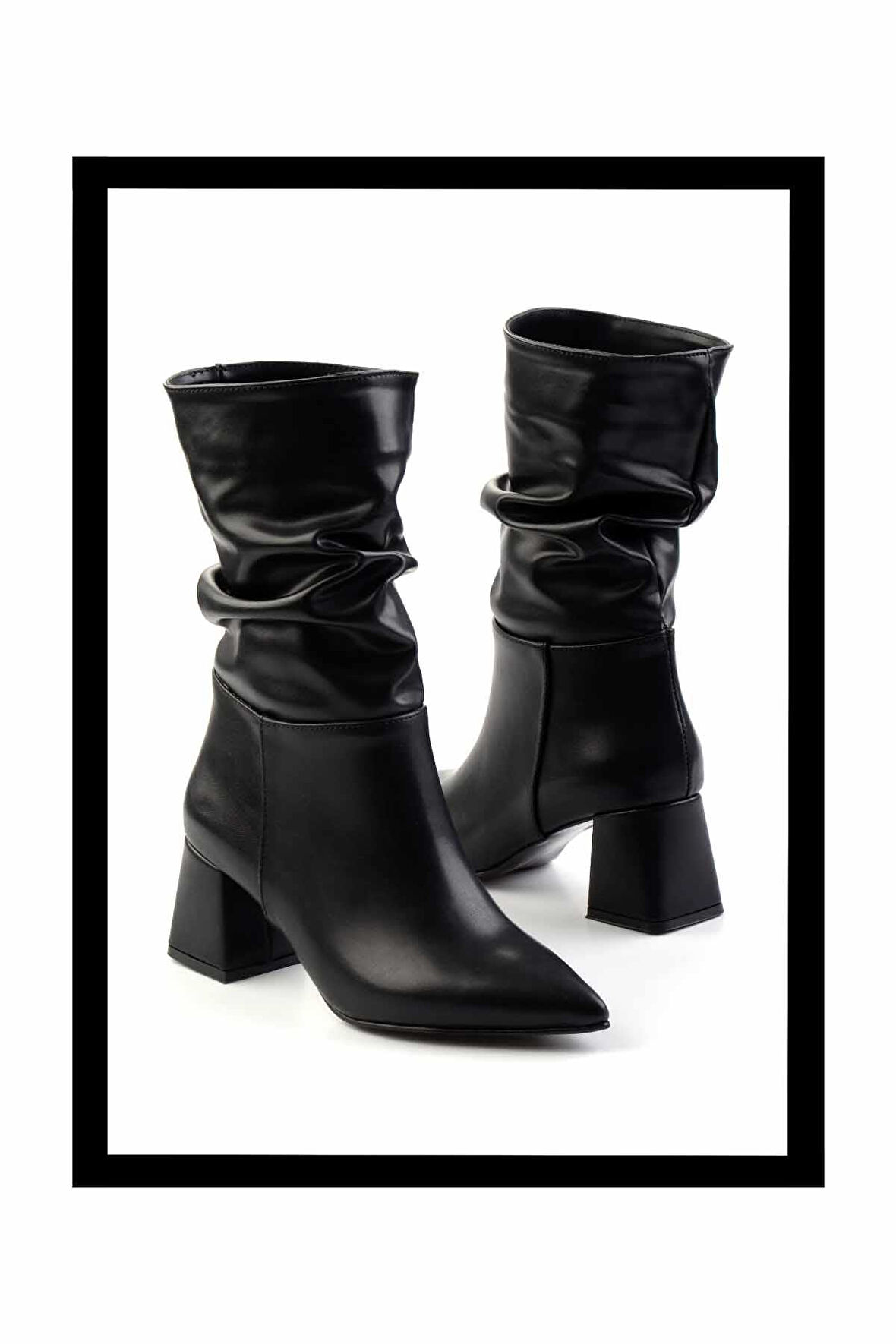 Siyah  Kadın Bot & Bootie K02992152009