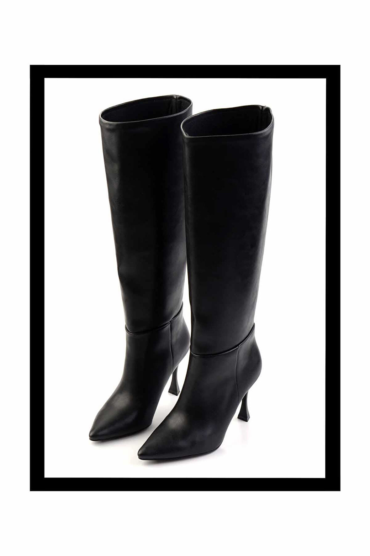 Siyah  Kadın Çizme K03046181809