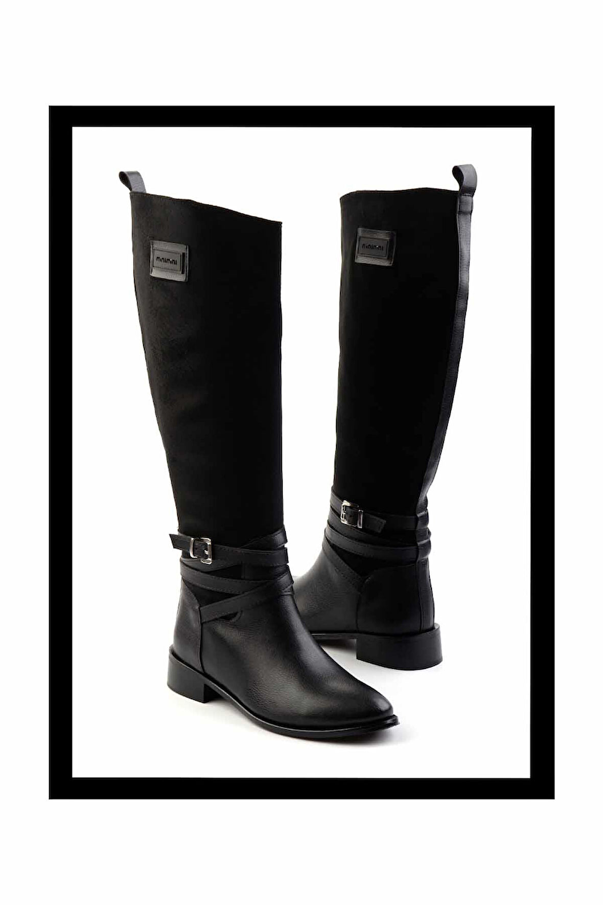 Siyah Süet  Kadın Çizme K03140435502