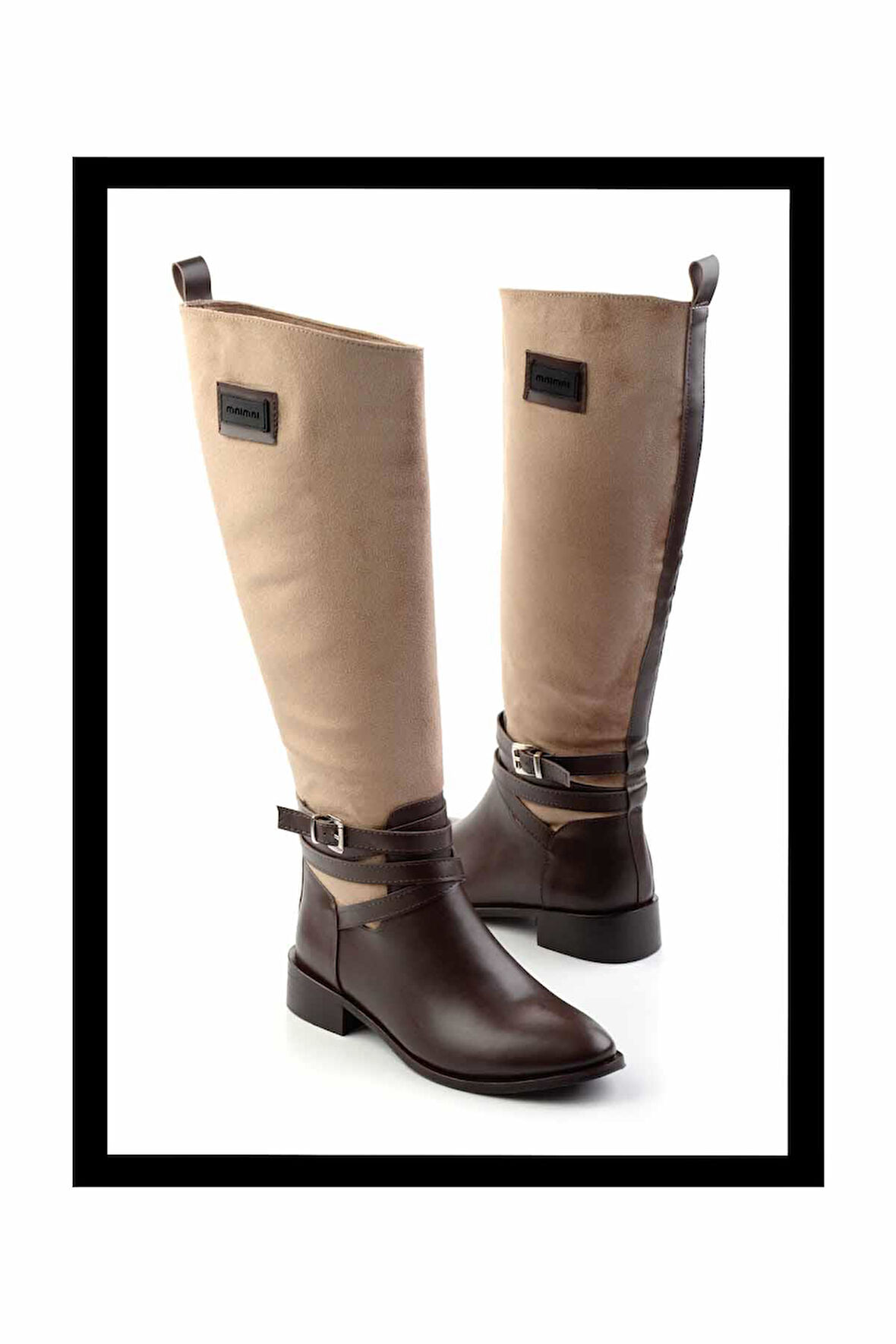 Vizon Süet  Kadın Çizme K03140435502