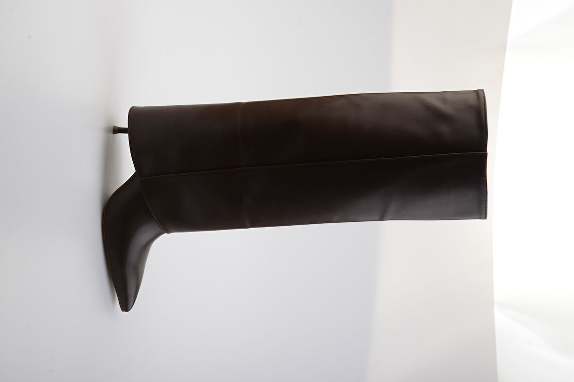 Kahve   Kadın Çizme K03209022009