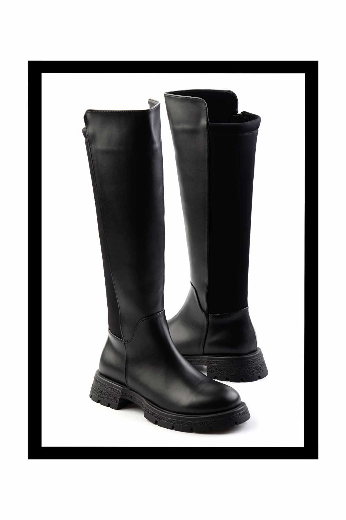 Siyah  Kadın Çizme K03206242209