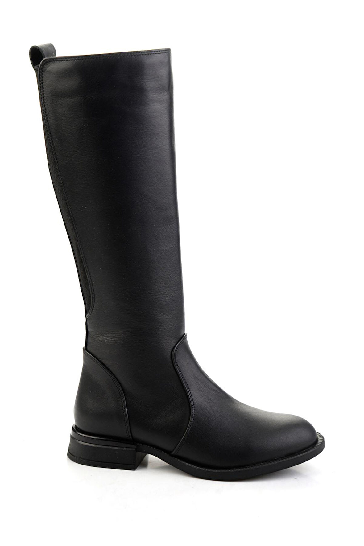 Siyah Hakiki Deri Kadın Çizme K03724260803