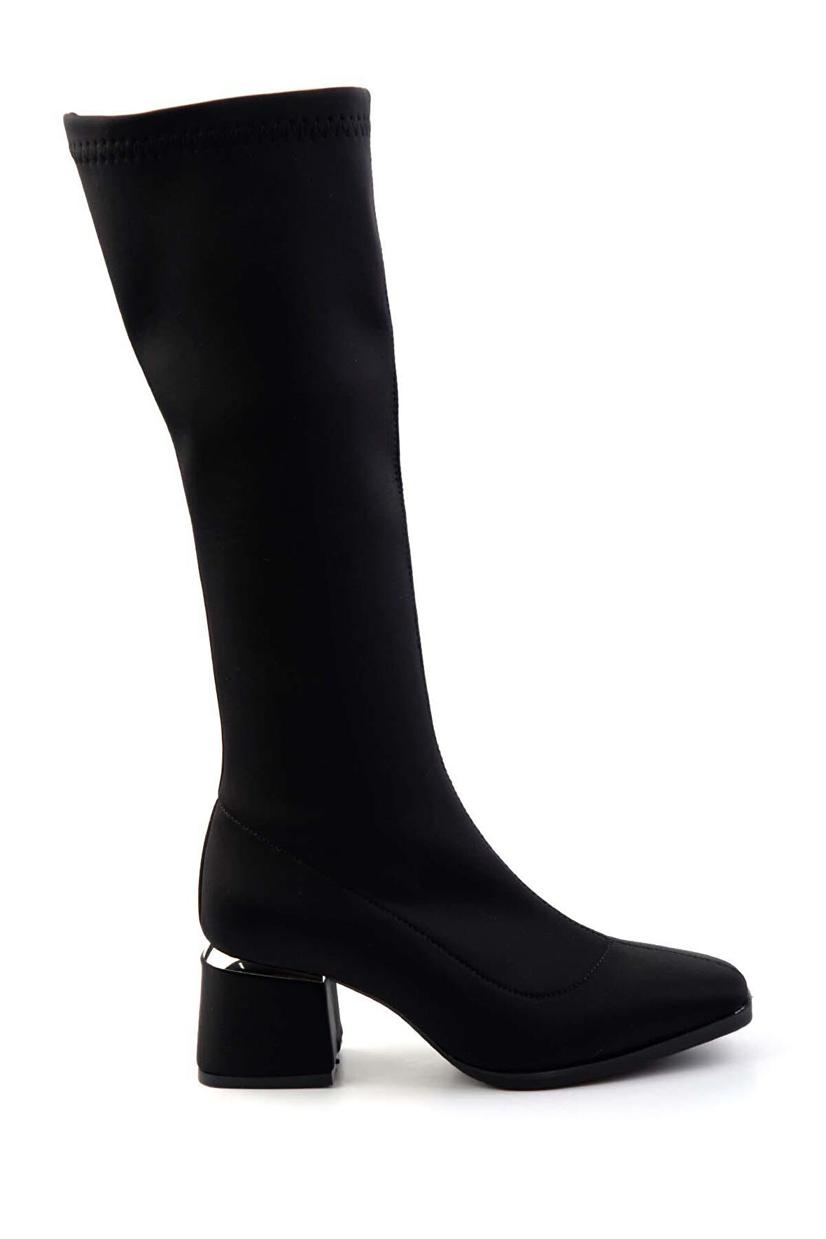 Siyah Streç  Kadın Çizme K03792303217