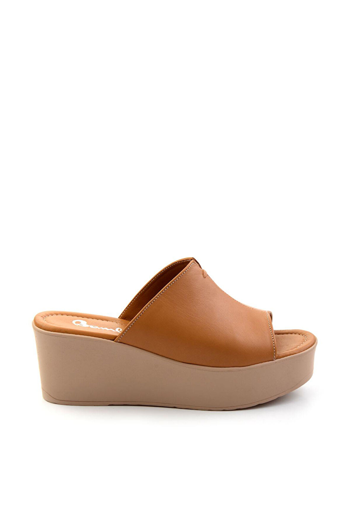 Taba Leather Kadın Terlik K04040012403