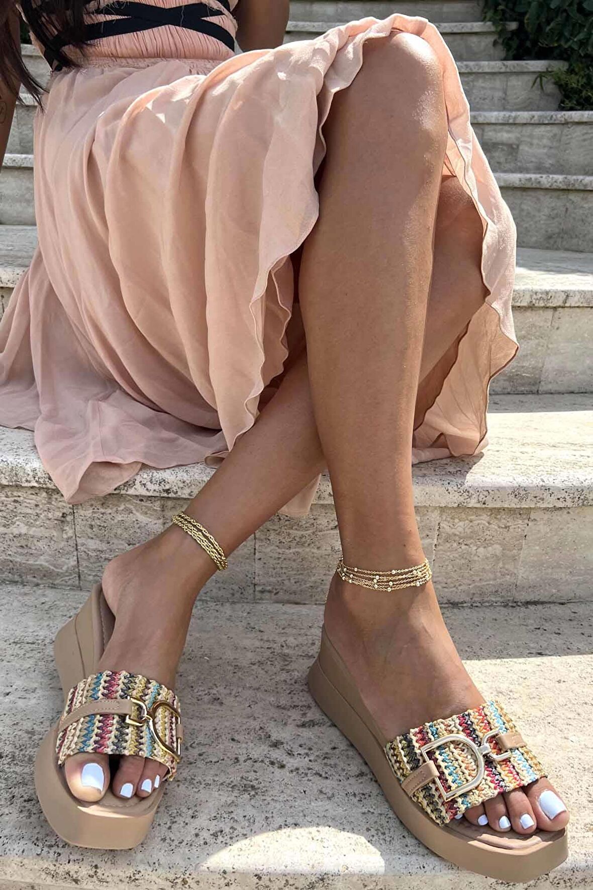 Bambi Bej  Kadın Terlik K04101000109