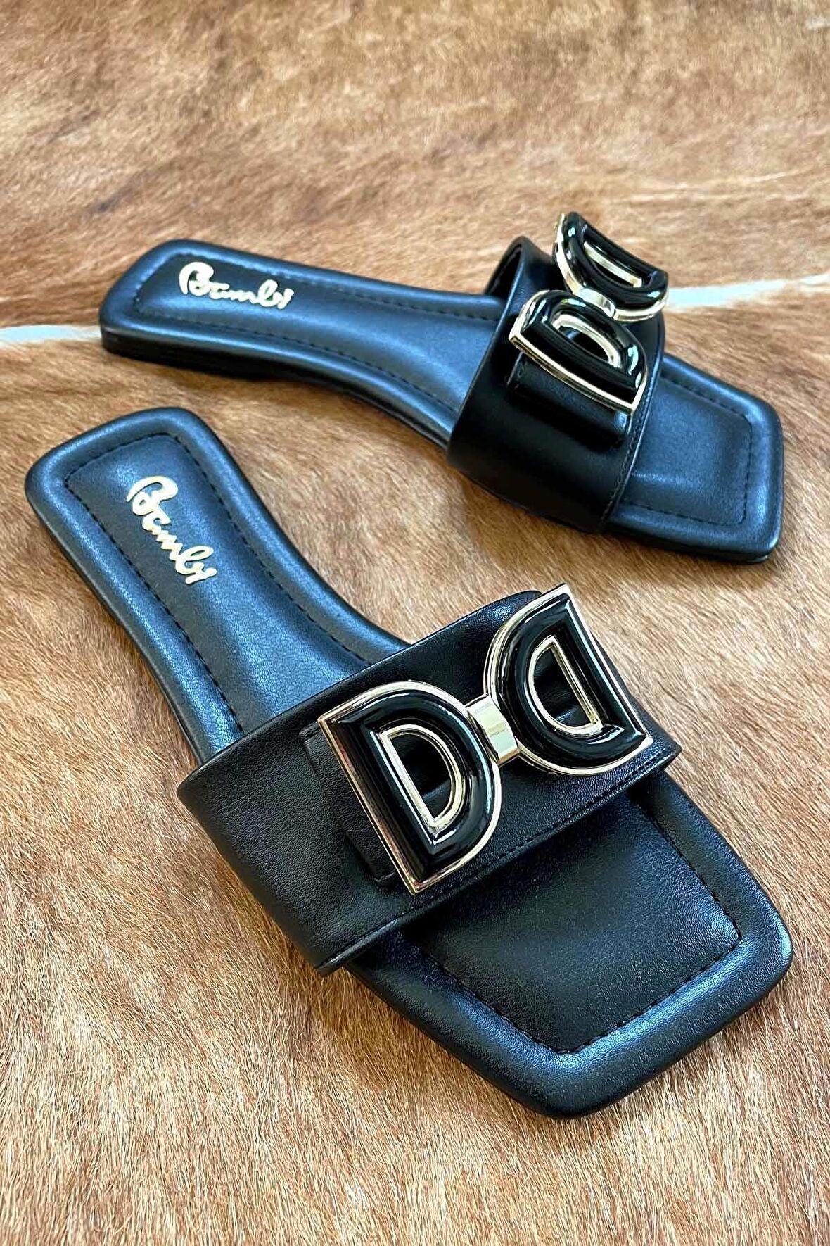 Siyah  Kadın Terlik K04156010609