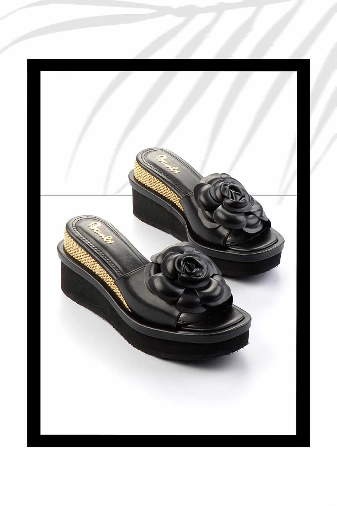 Siyah  Kadın Terlik K04188207009