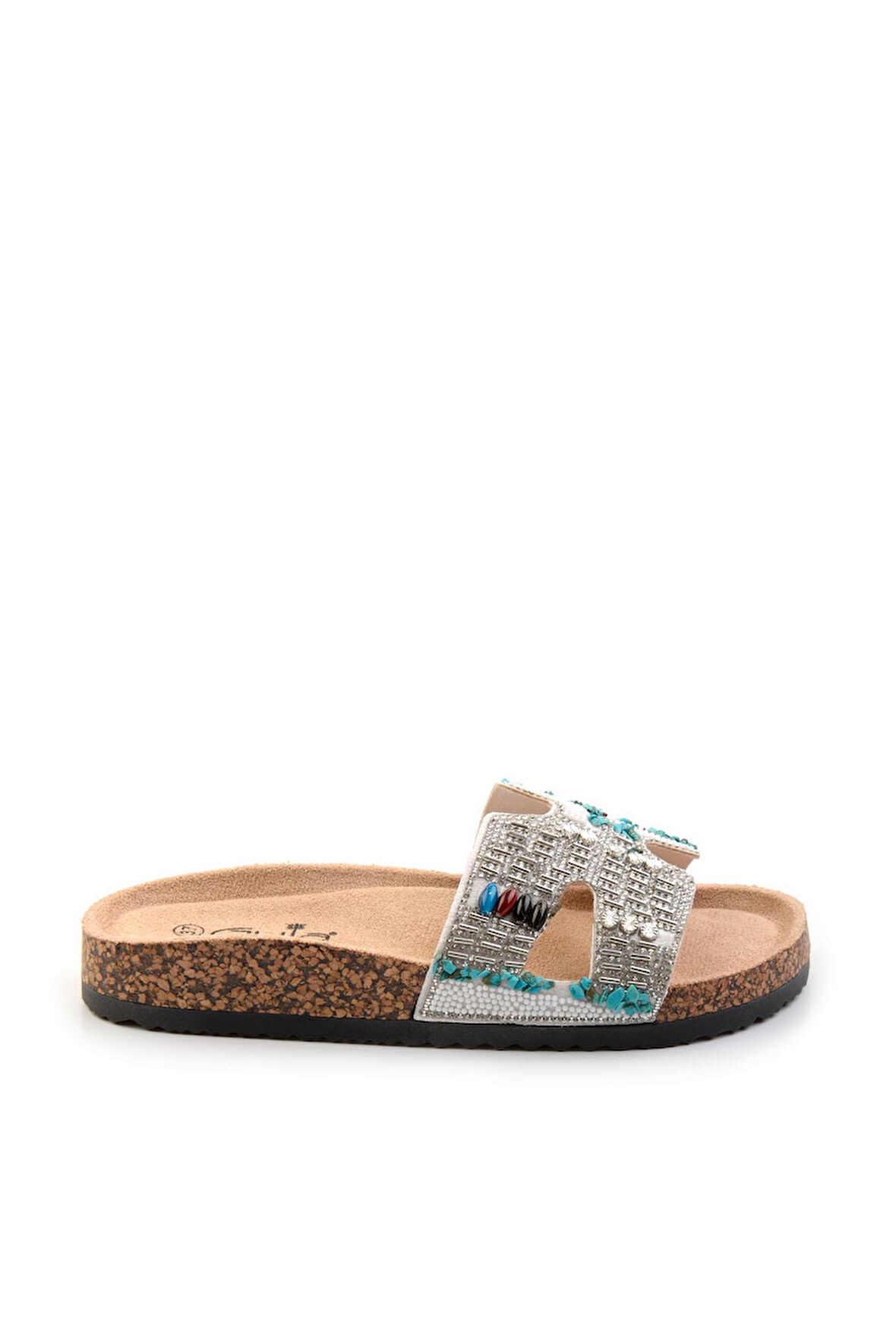 Beyaz  Kadın Terlik K04185102687