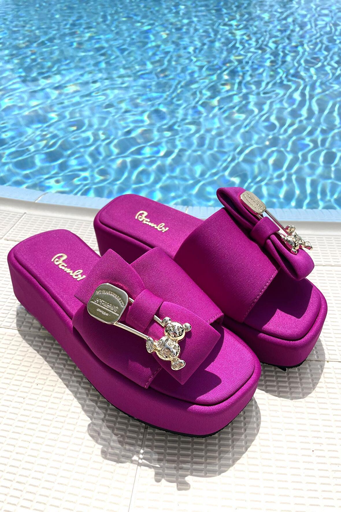 Fuşya Streç  Kadın Terlik K04192163117