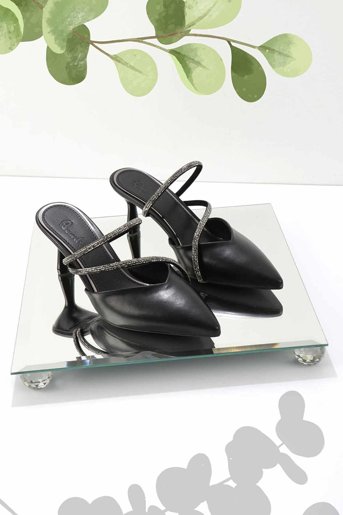 Bambi Siyah  Kadın Terlik K04227033609