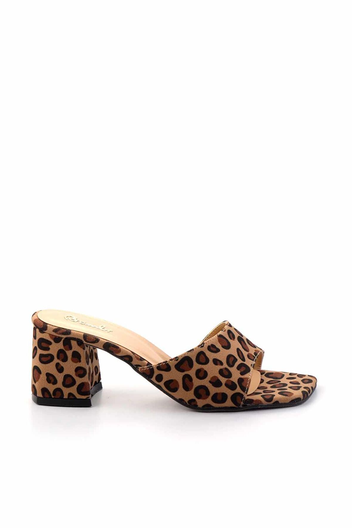 Leopar Kumaş  Kadın Terlik K04233008004