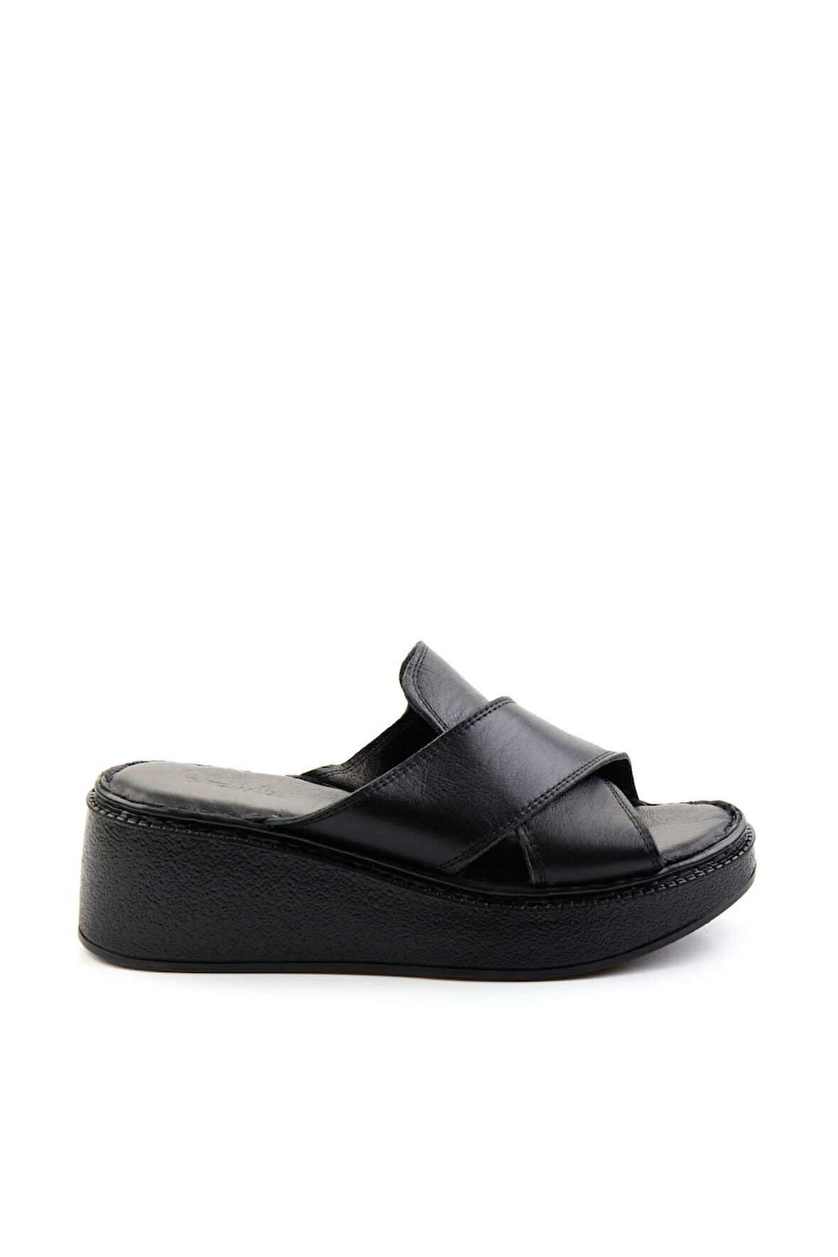 Siyah Leather Kadın Terlik K04331126303