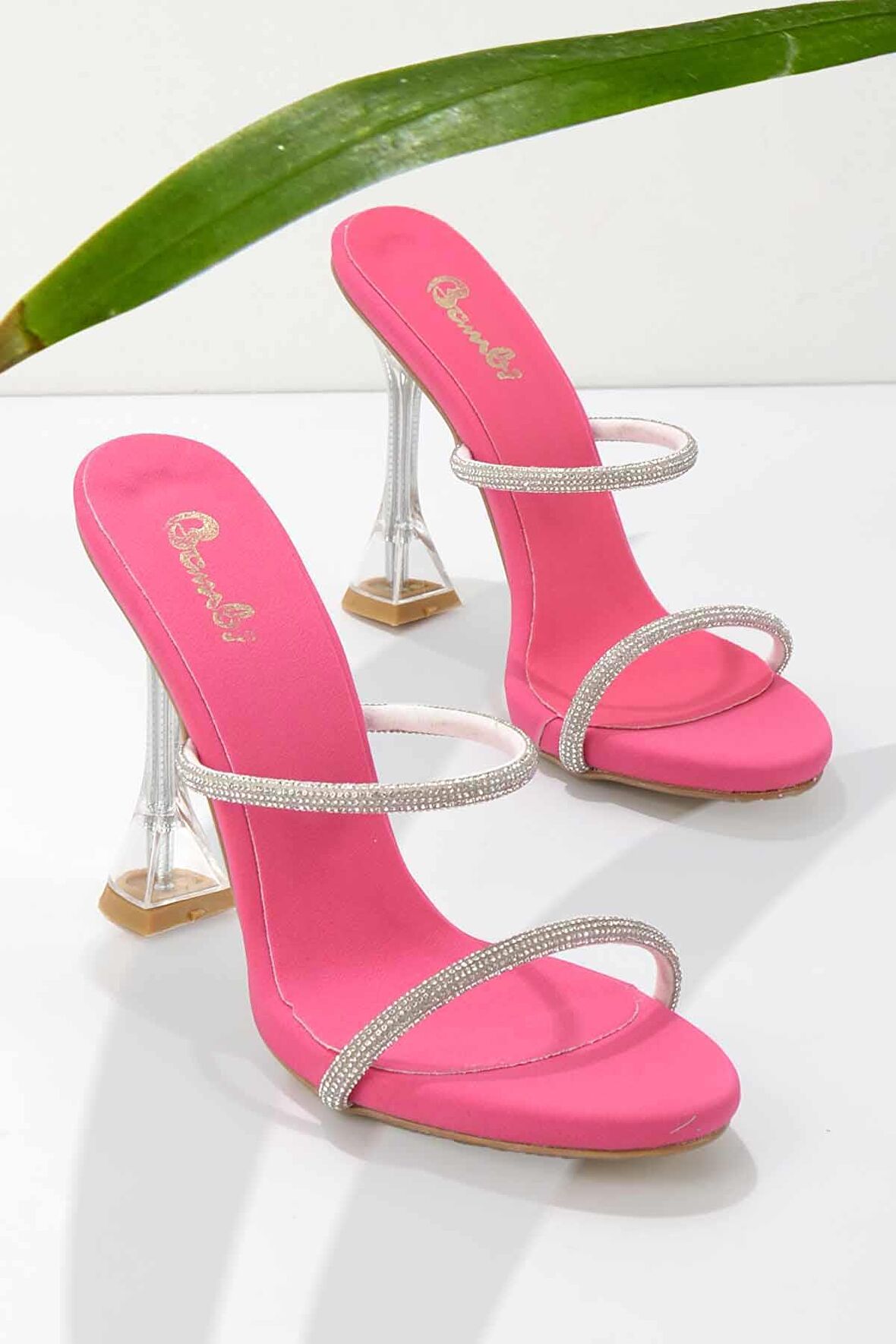 Bambi Mat Fusya Saten  Kadın Terlik K04527995338