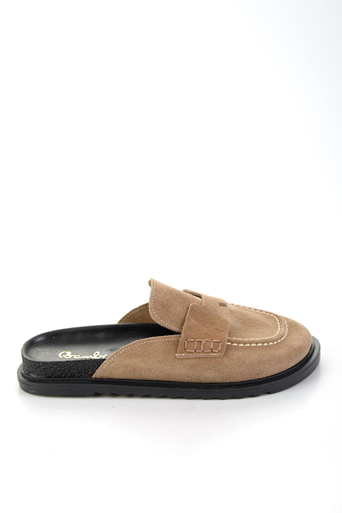 Vizon Hakiki Deri Kadın Terlik K04606021702