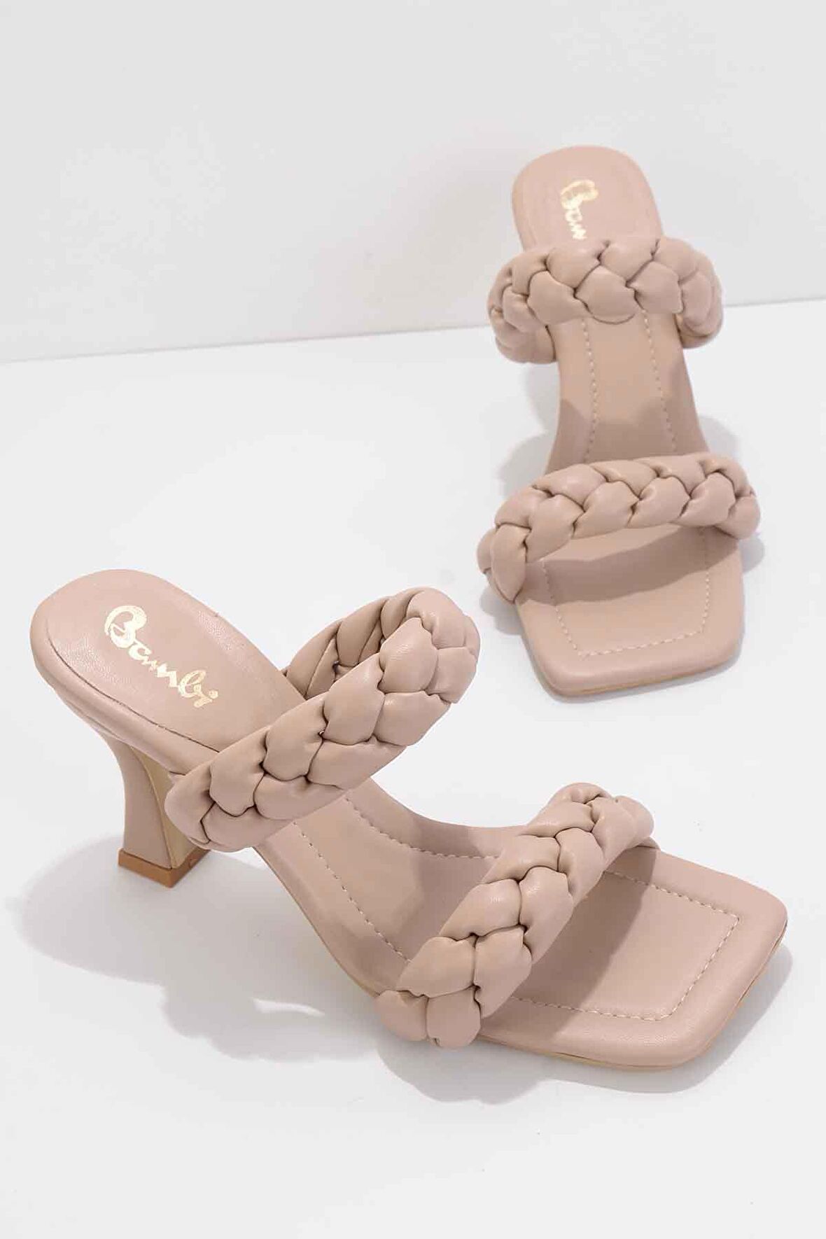 Bambi Vizon  Kadın Terlik K04639060009