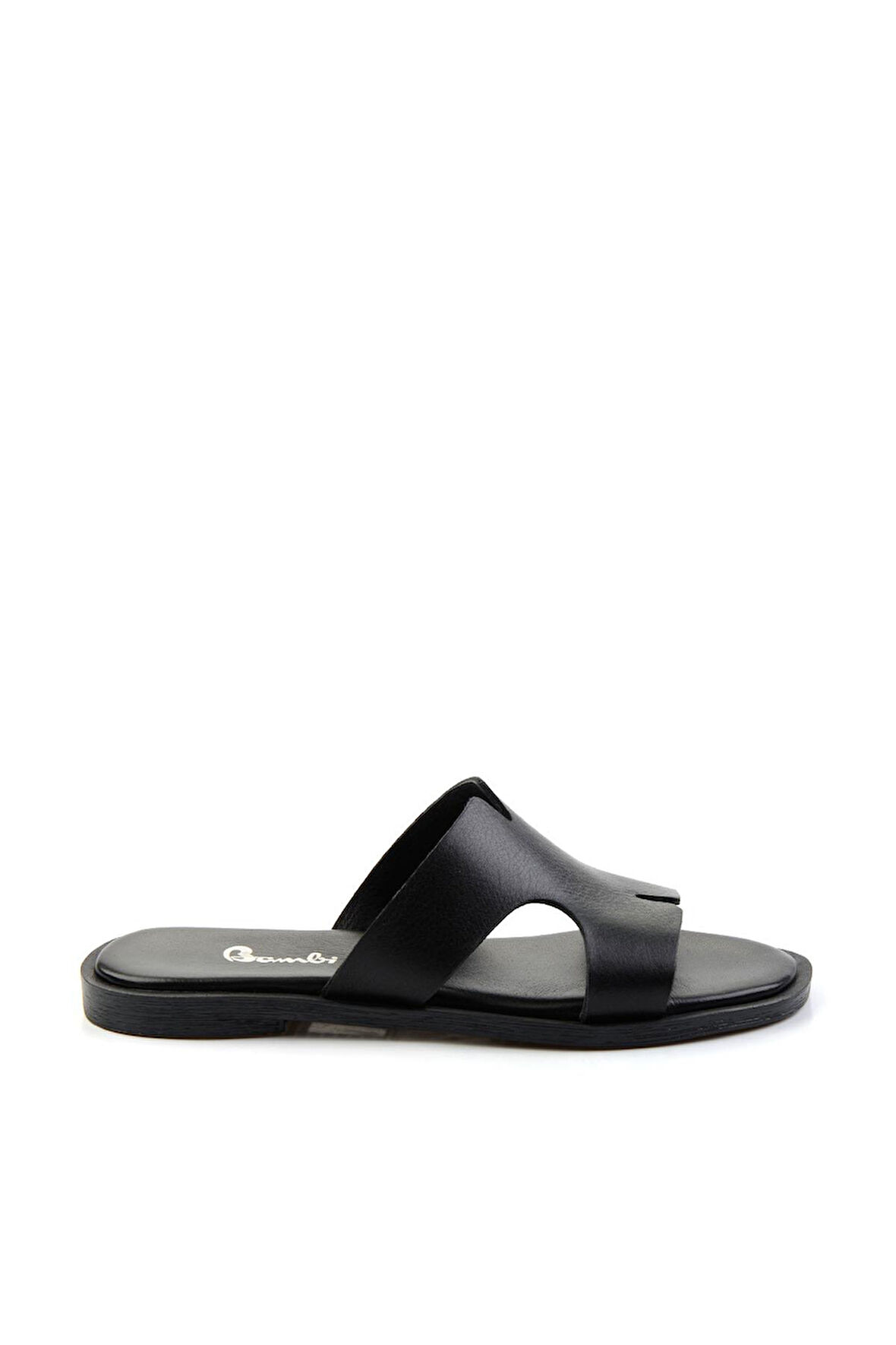 Siyah Leather Kadın Terlik K04666014403