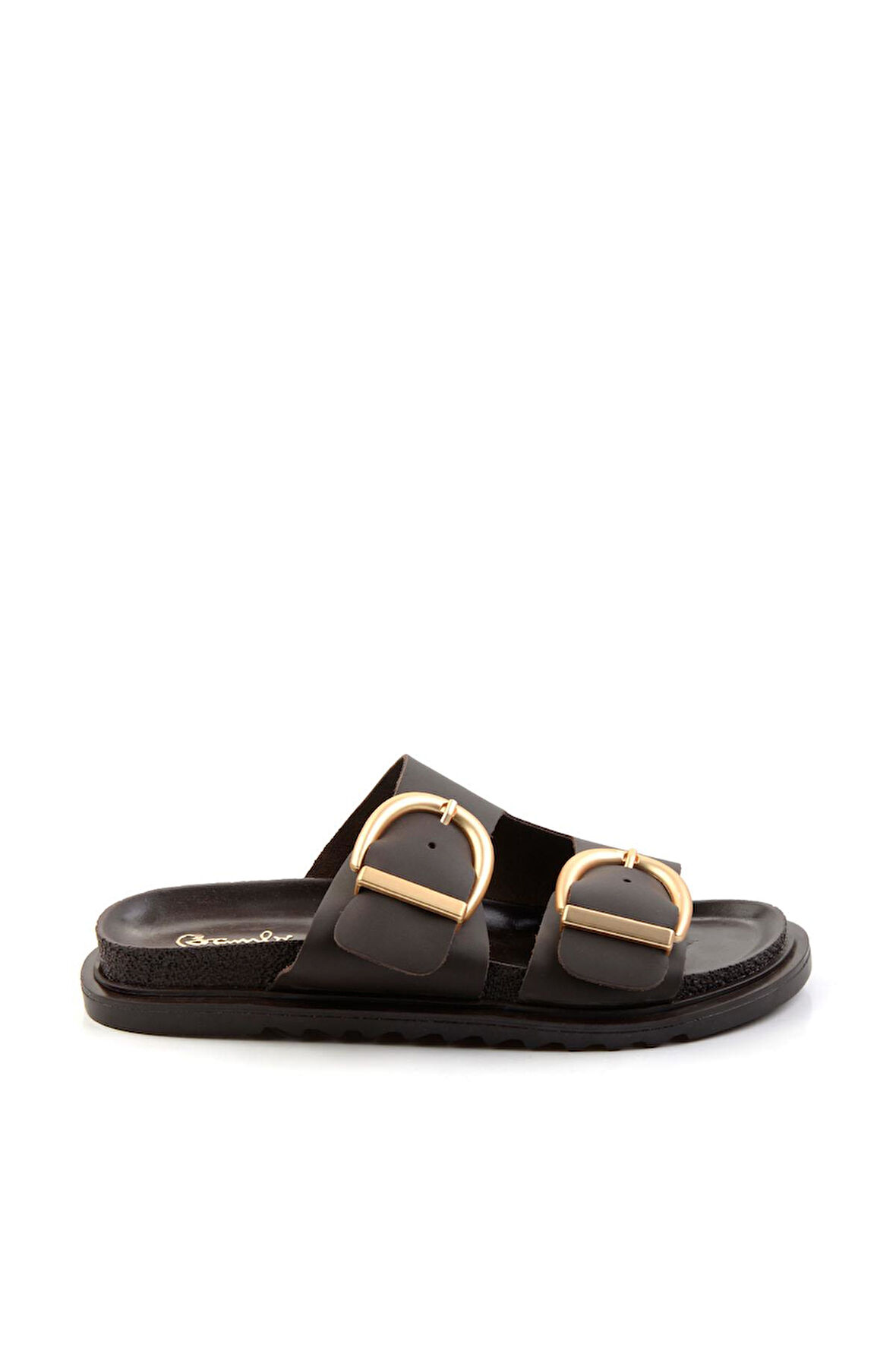 Kahve Leather Kadın Terlik K04666013903