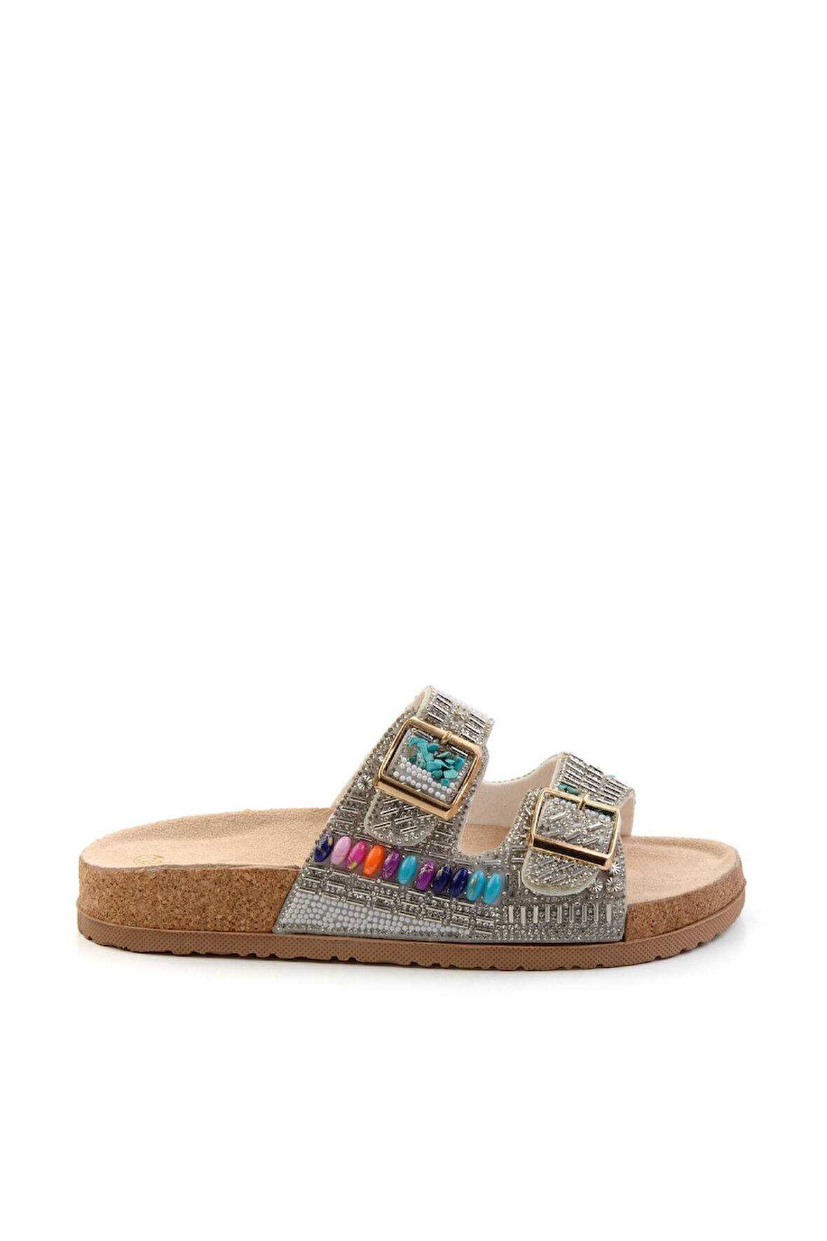 Beyaz  Kadın Terlik K04678080687