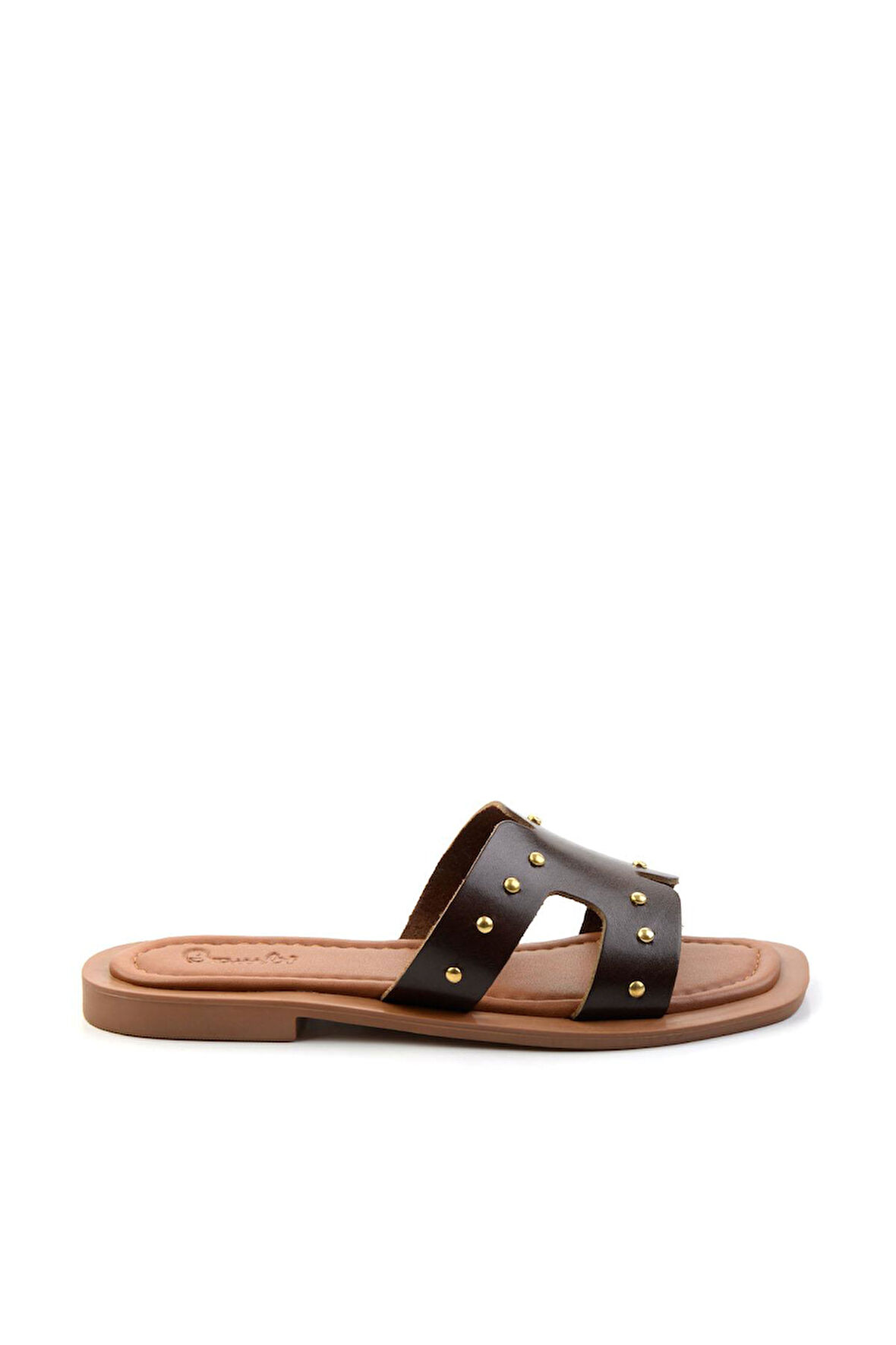 Kahve Leather Kadın Terlik K04826053603