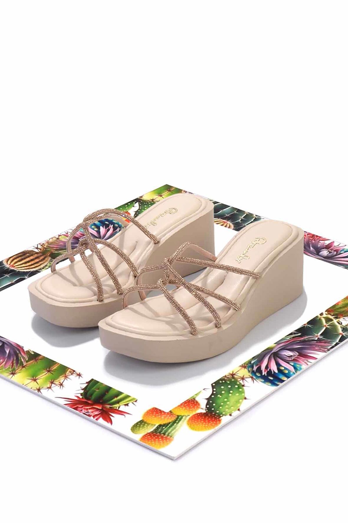 Bej   Kadın Terlik K04824218009