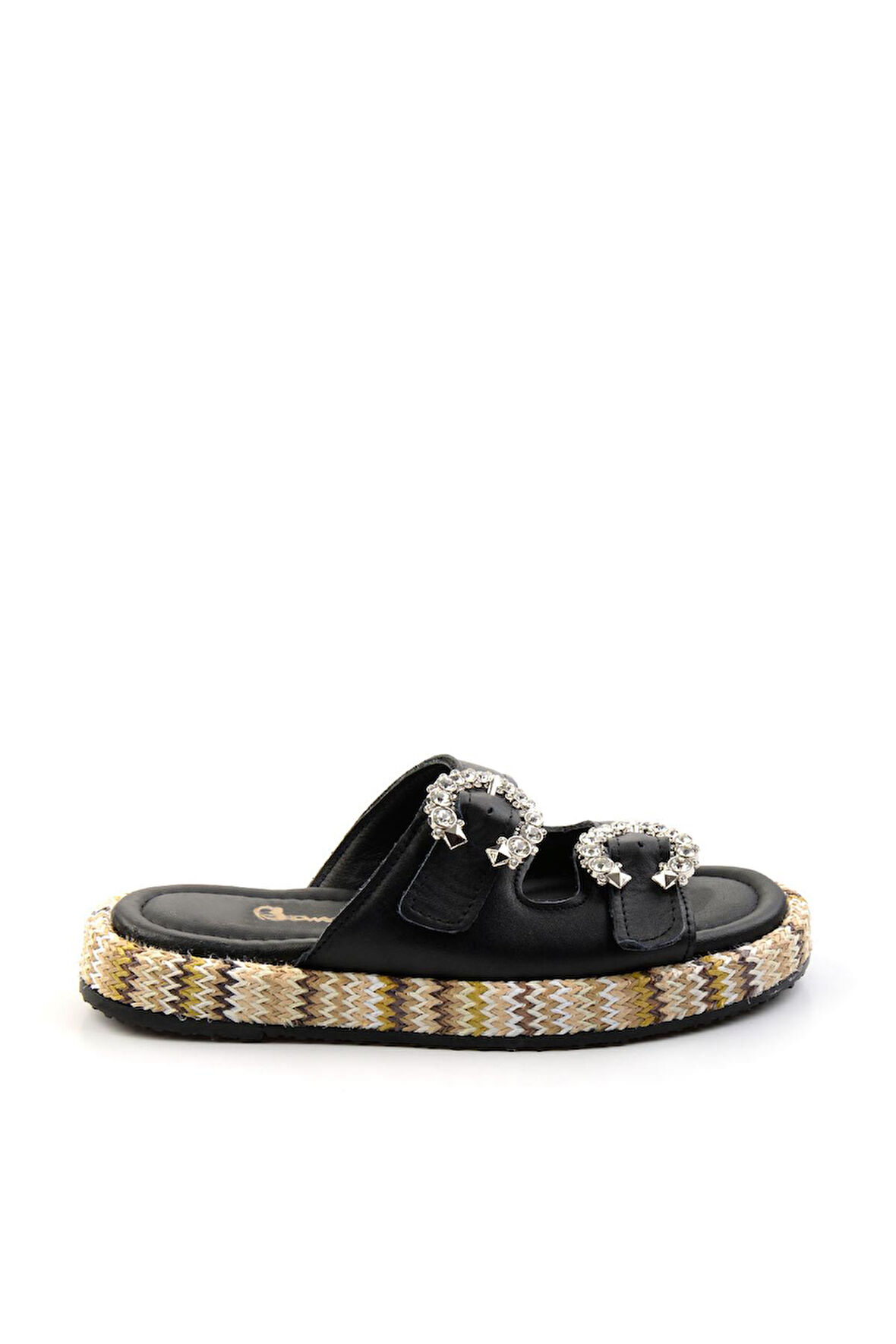 Siyah Leather Kadın Terlik K04991060203