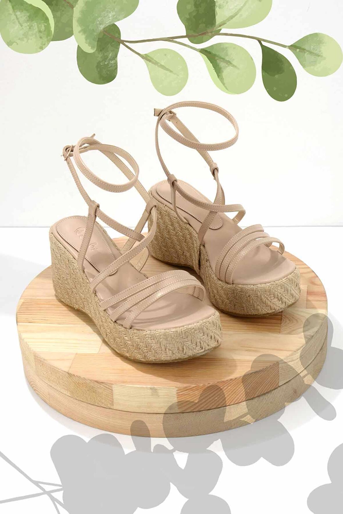Bej  Kadın Sandalet K05326065509