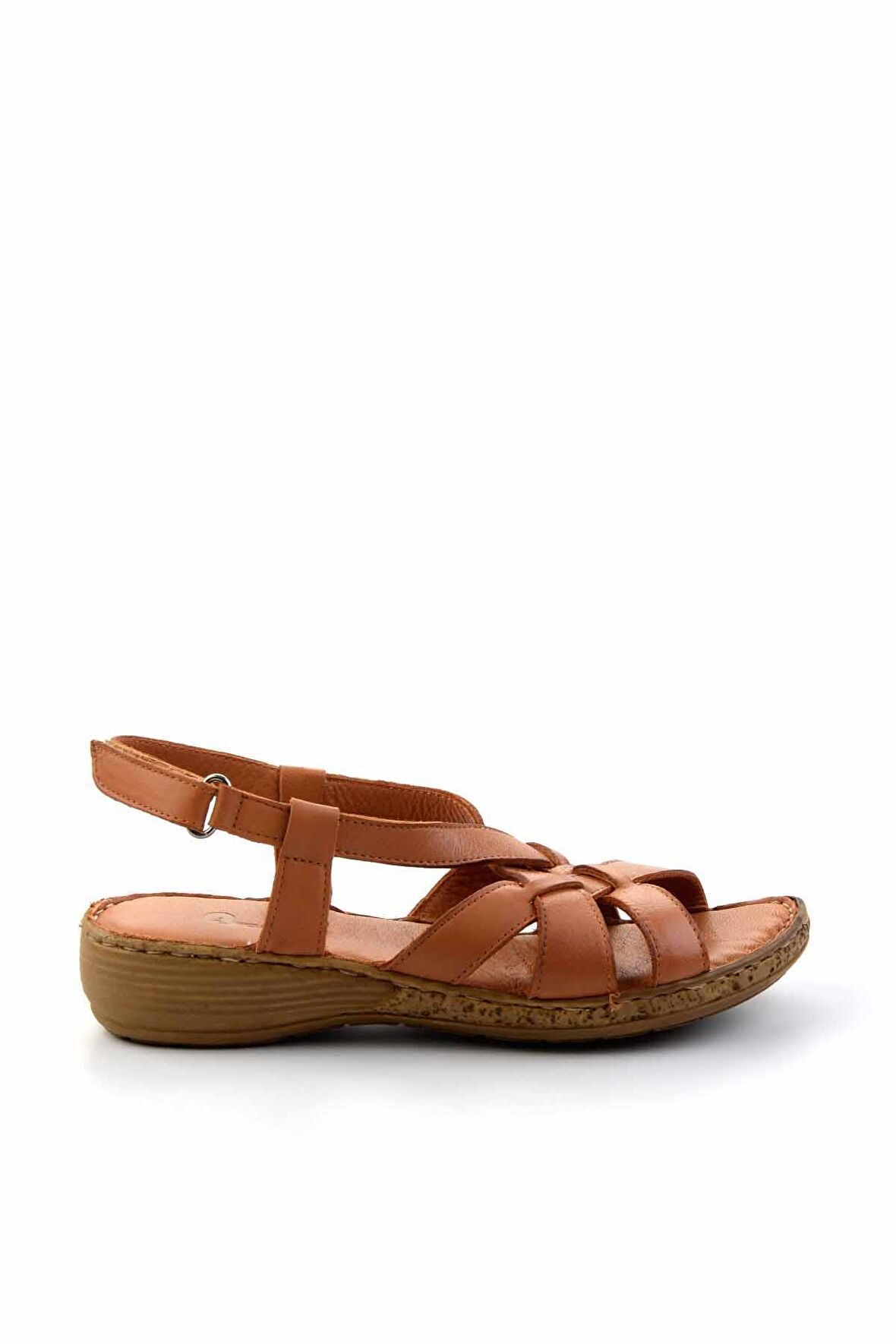 Taba Hakiki Deri Kadın Sandalet K05809926603