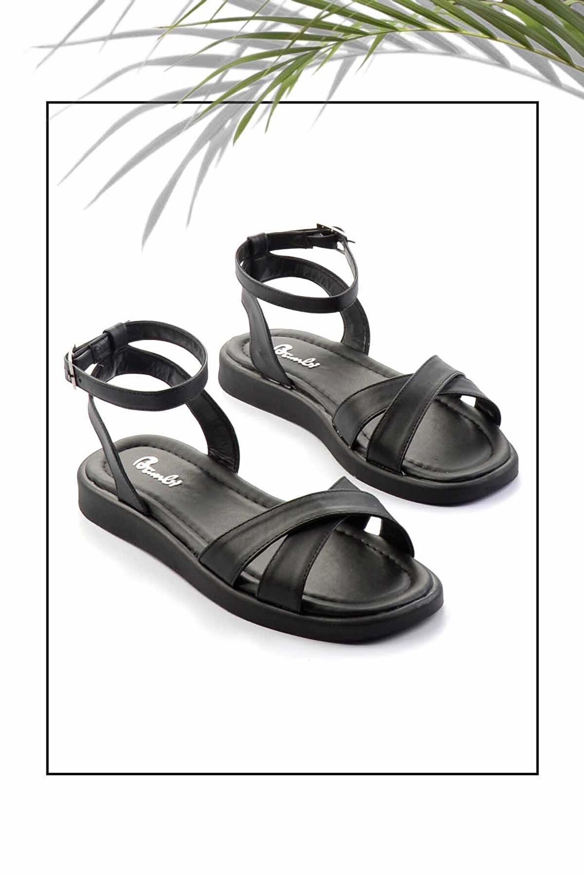 Siyah  Kadın Sandalet K05875100409