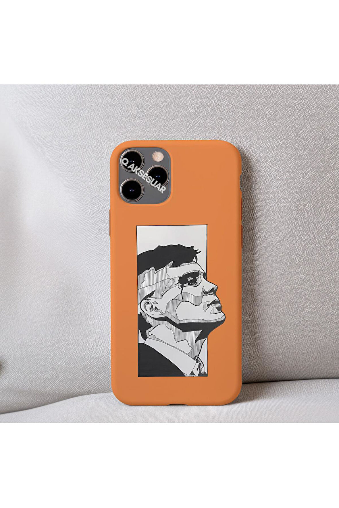 İphone 7 Uyumlu İçi Kadife Peaky Blinders Thomas Shelby (Tommy) Desenli Tasarım Telefon Kılıfı