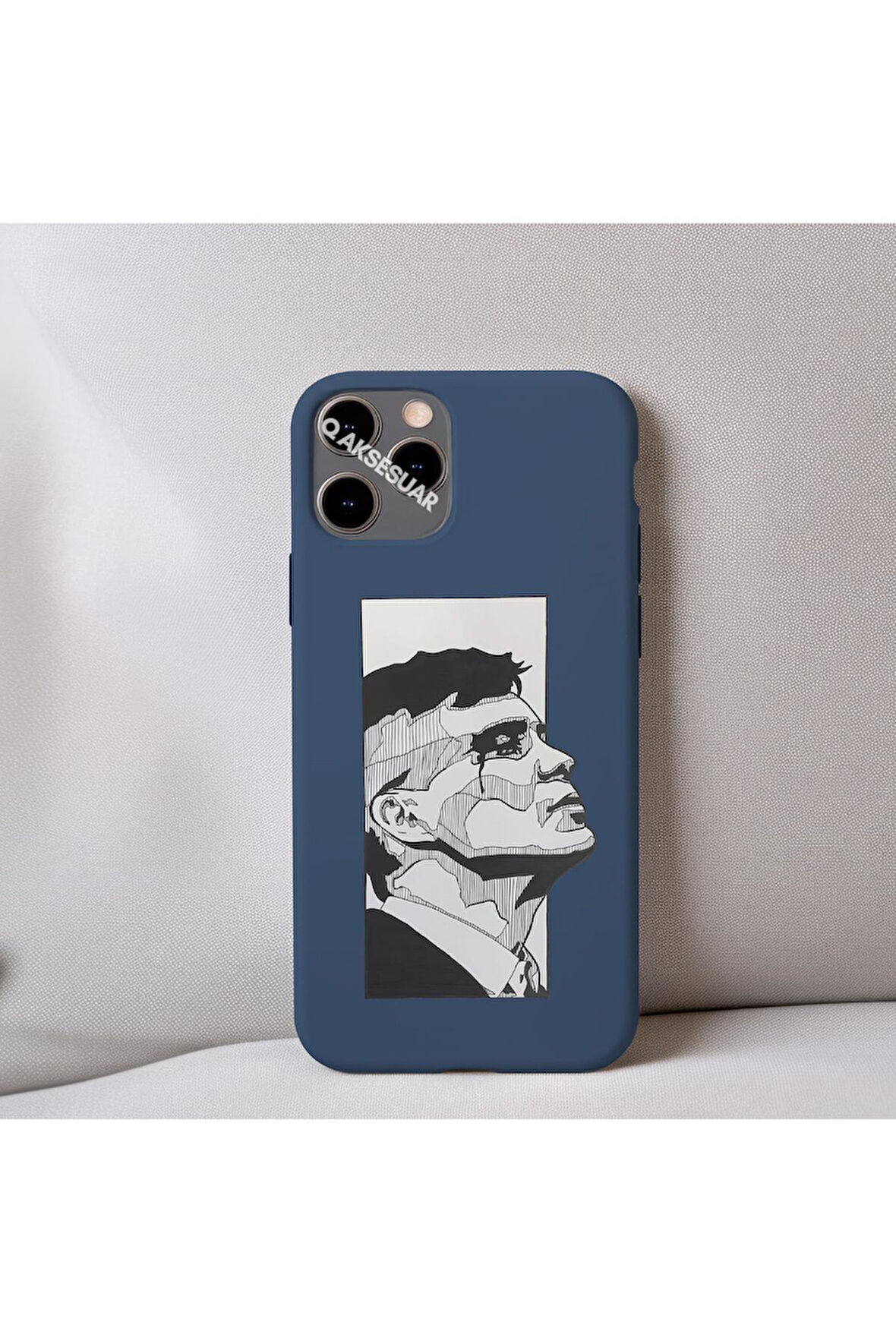 İphone 7 Plus Uyumlu İçi Kadife Peaky Blinders Thomas Shelby (Tommy) Desenli Tasarım Telefon Kılıfı