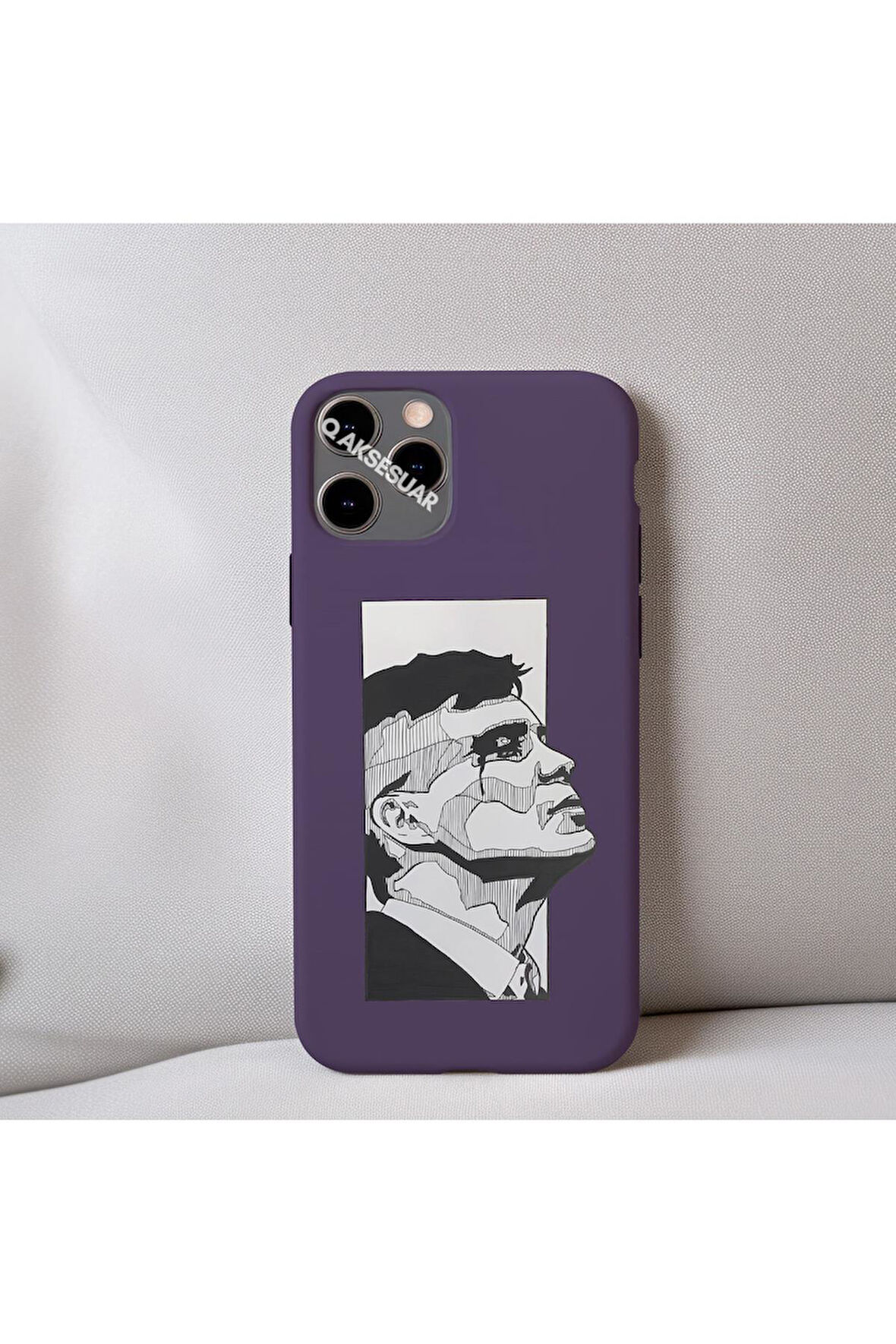 İphone 8 Plus Uyumlu İçi Kadife Peaky Blinders Thomas Shelby (Tommy) Desenli Tasarım Telefon Kılıfı