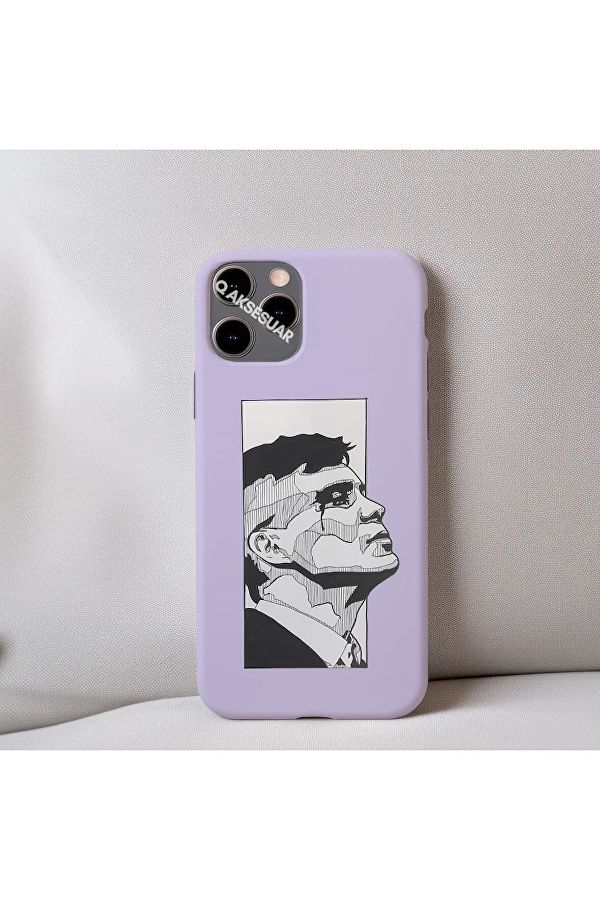 İphone 11 Uyumlu İçi Kadife Peaky Blinders Thomas Shelby (Tommy) Desenli Tasarım Telefon Kılıfı