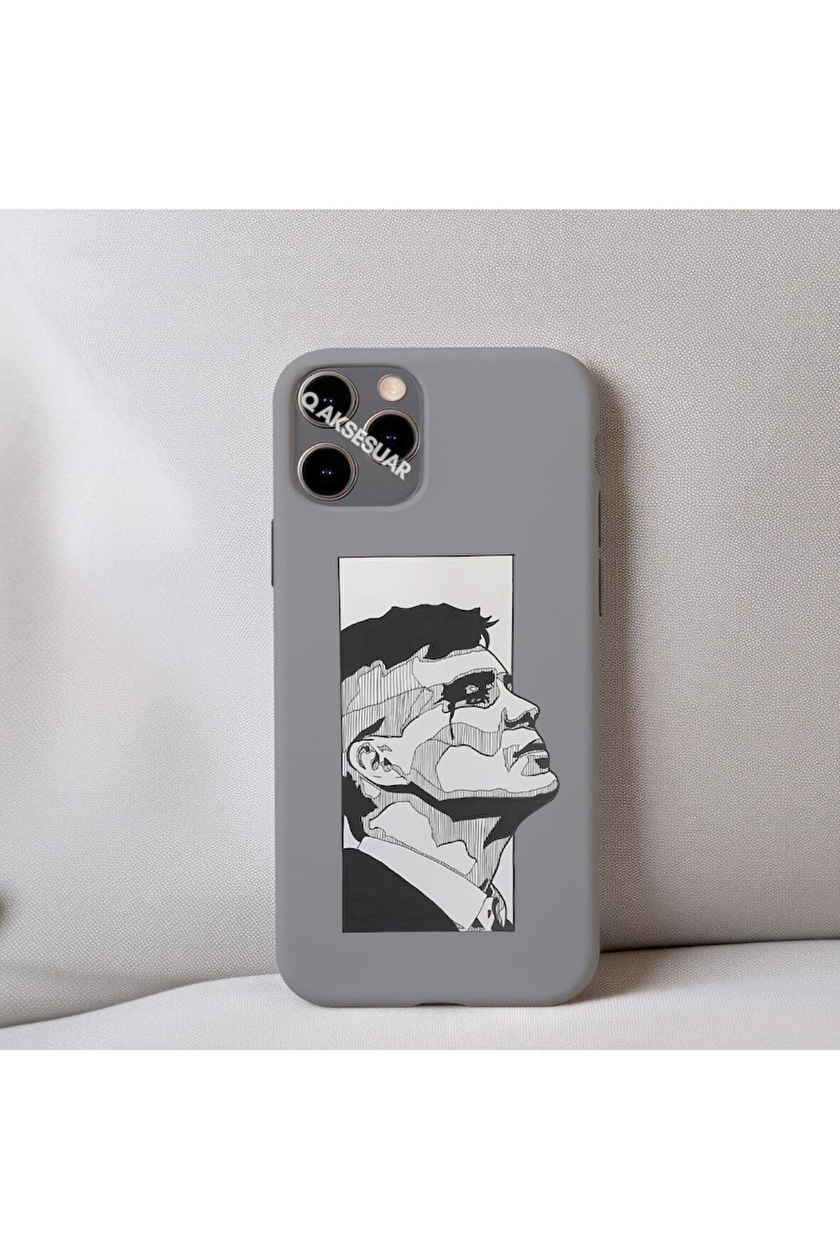 İphone 12 Uyumlu İçi Kadife Peaky Blinders Thomas Shelby (Tommy) Desenli Tasarım Telefon Kılıfı