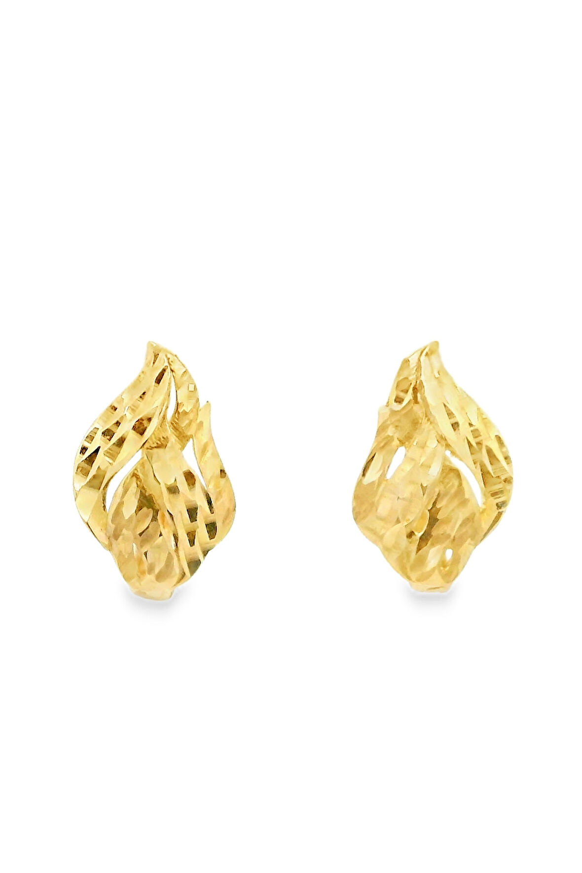 Cigold Taşsız Küpe 14 Ayar Altın 2.45 Gr OA-K1TB01029424