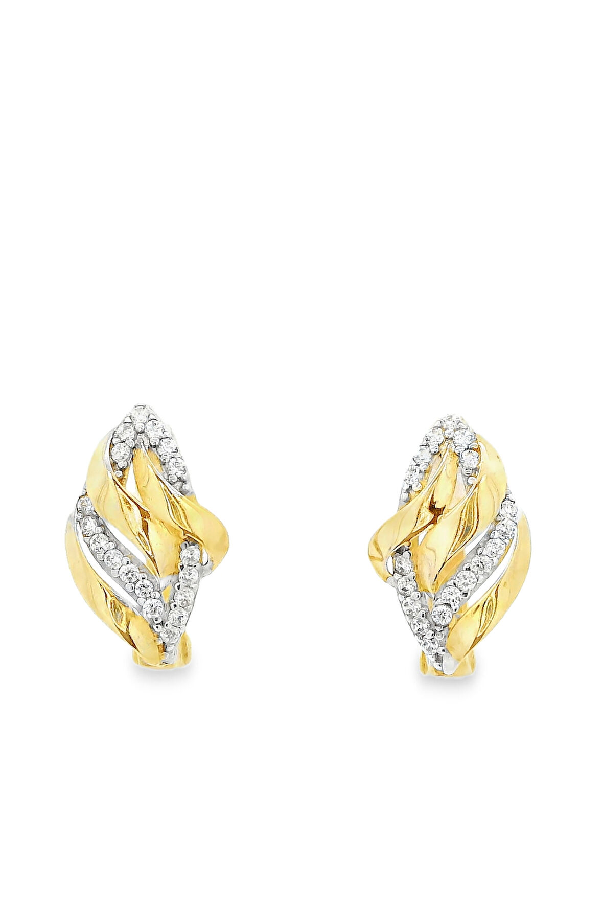 Cigold Taşlı Küpe 14 Ayar Altın 2.54 Gr OA-K1TB101029409