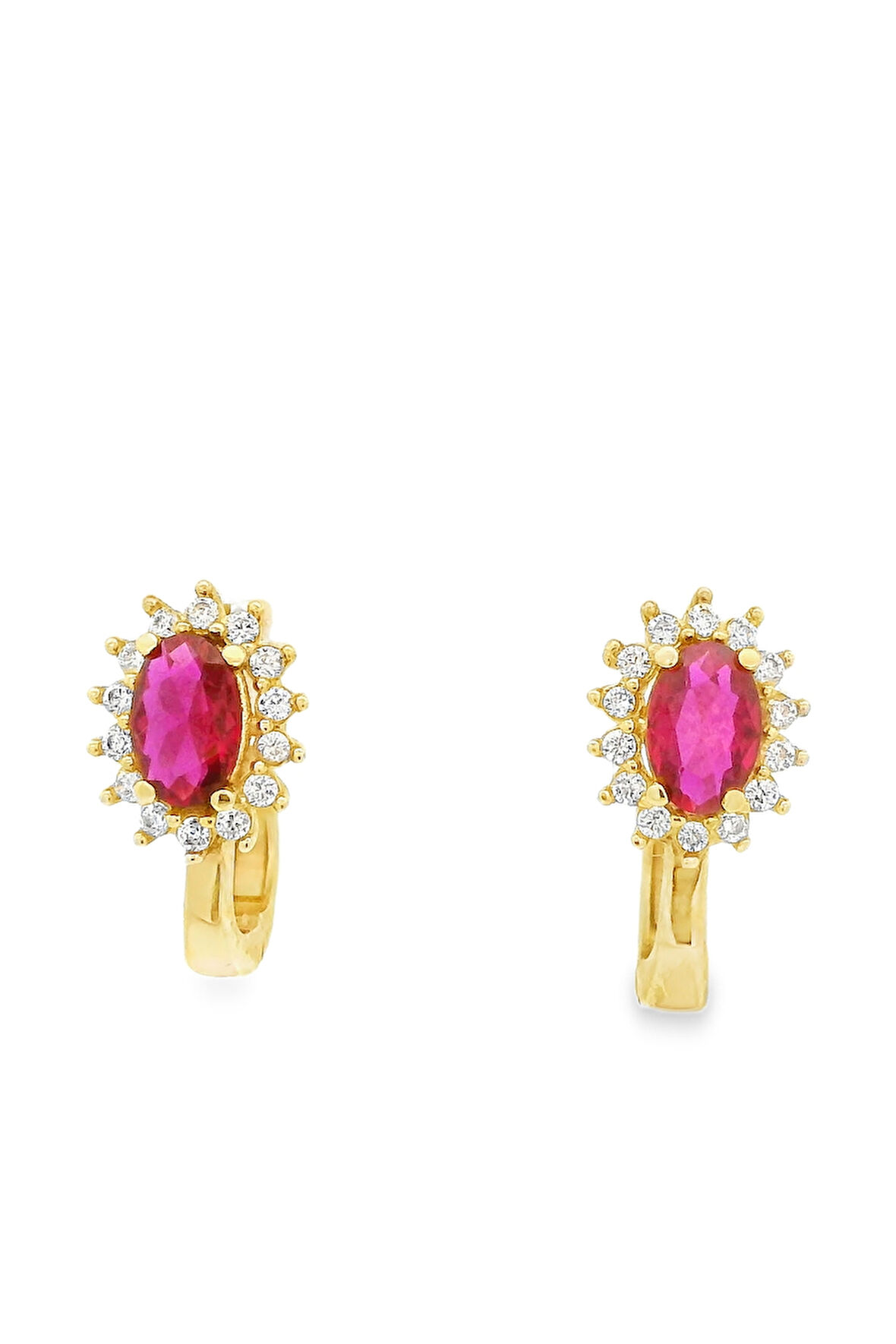 Cigold Taşlı Küpe 14 Ayar Altın 2.68 Gr OA-K1TB101029412