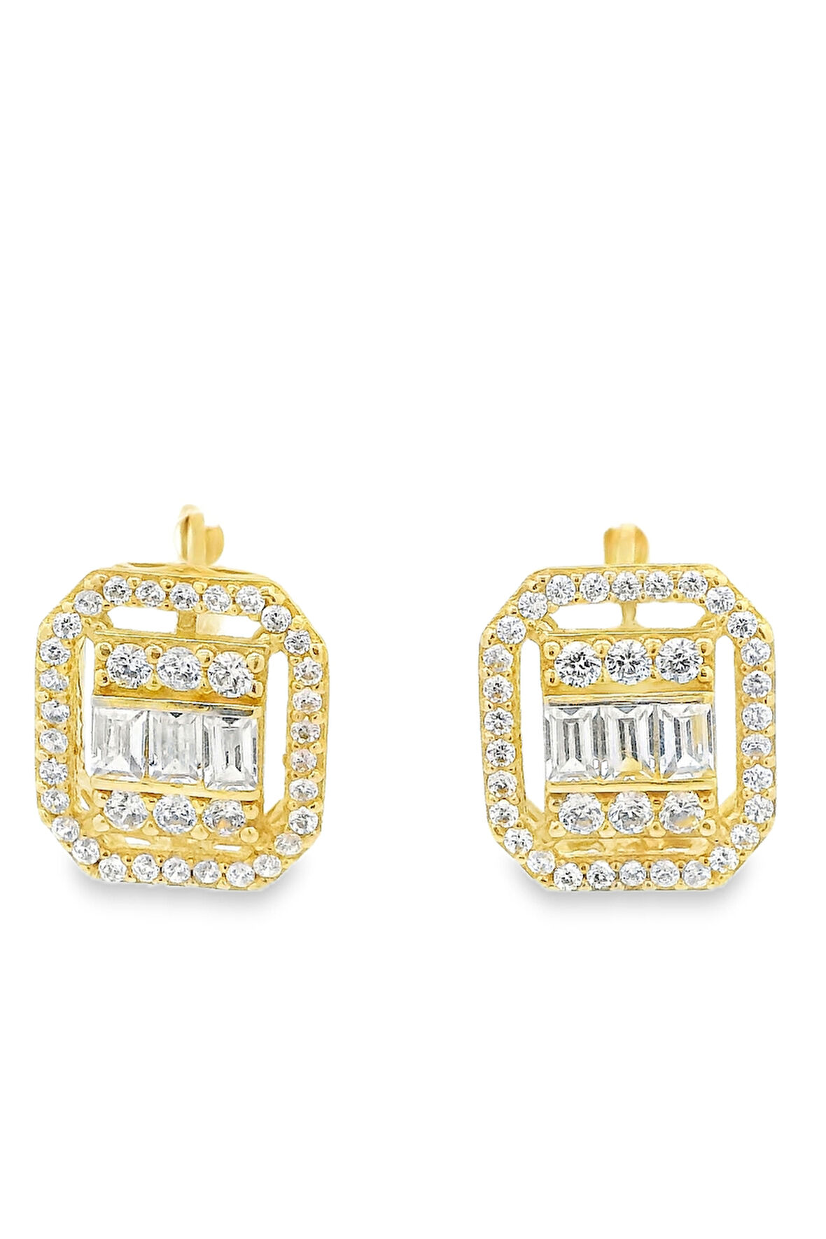 Cigold Taşlı Küpe 14 Ayar Altın 3.92 Gr OA-K1TB101029416