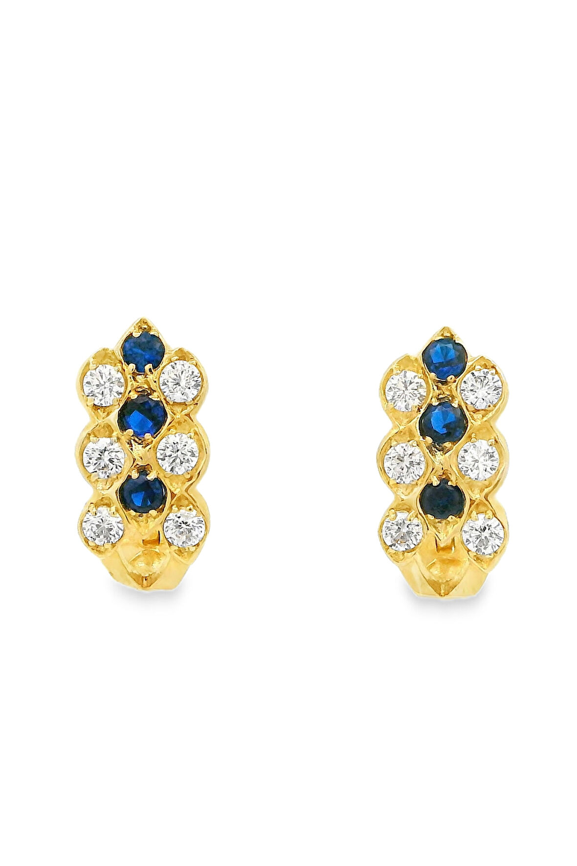 Cigold Taşlı Küpe 14 Ayar Altın 2.98 Gr OA-K1TB101029418